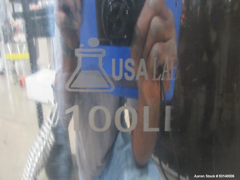 Lot of (2) Used USA Lab 100LB Jacketed Tanks – 304 Stainless Steel, 60L Capacity