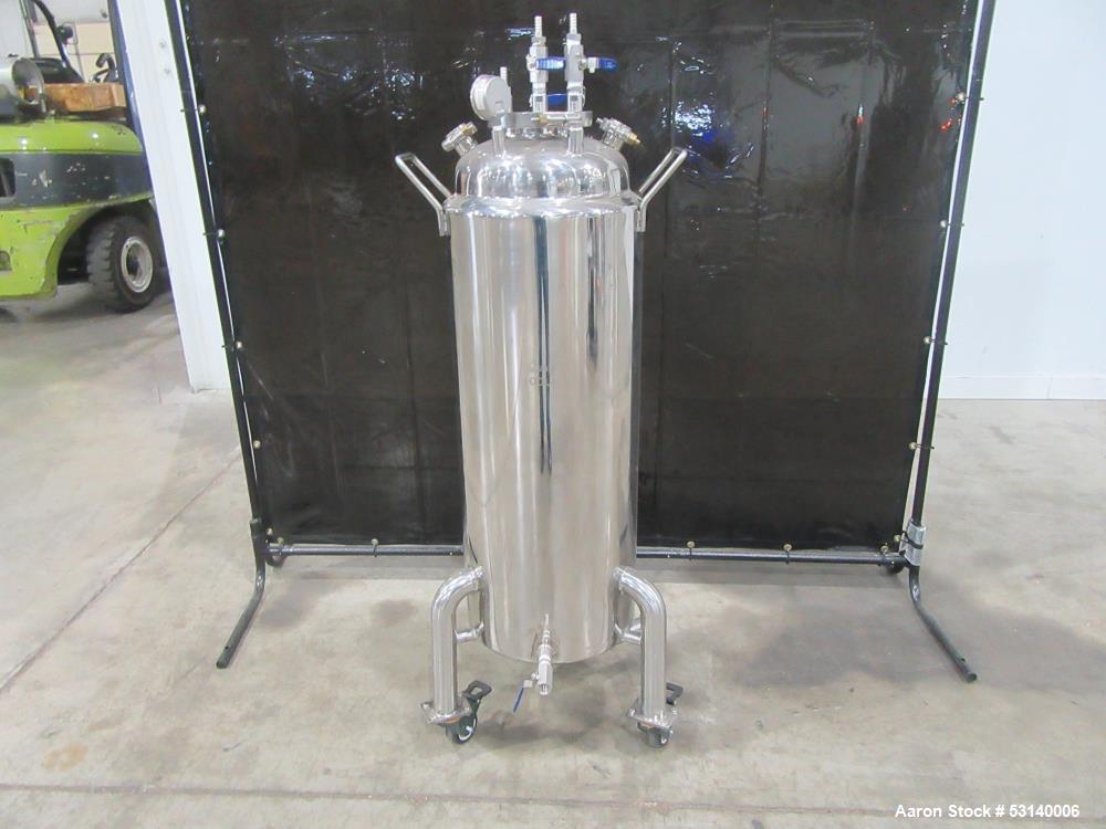 Lot of (2) Used USA Lab 100LB Jacketed Tanks – 304 Stainless Steel, 60L Capacity