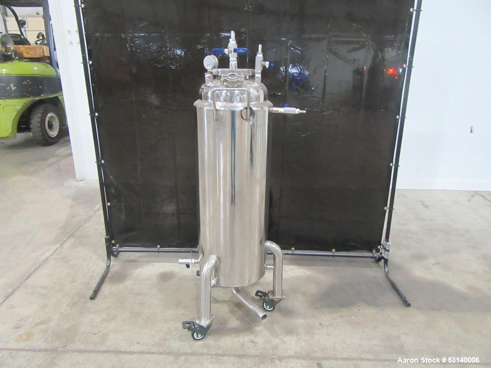 Lot of (2) Used USA Lab 100LB Jacketed Tanks – 304 Stainless Steel, 60L Capacity