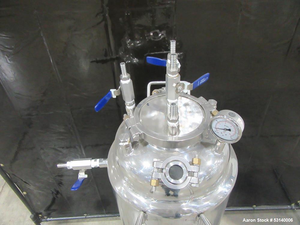 Lot of (2) Used USA Lab 100LB Jacketed Tanks – 304 Stainless Steel, 60L Capacity