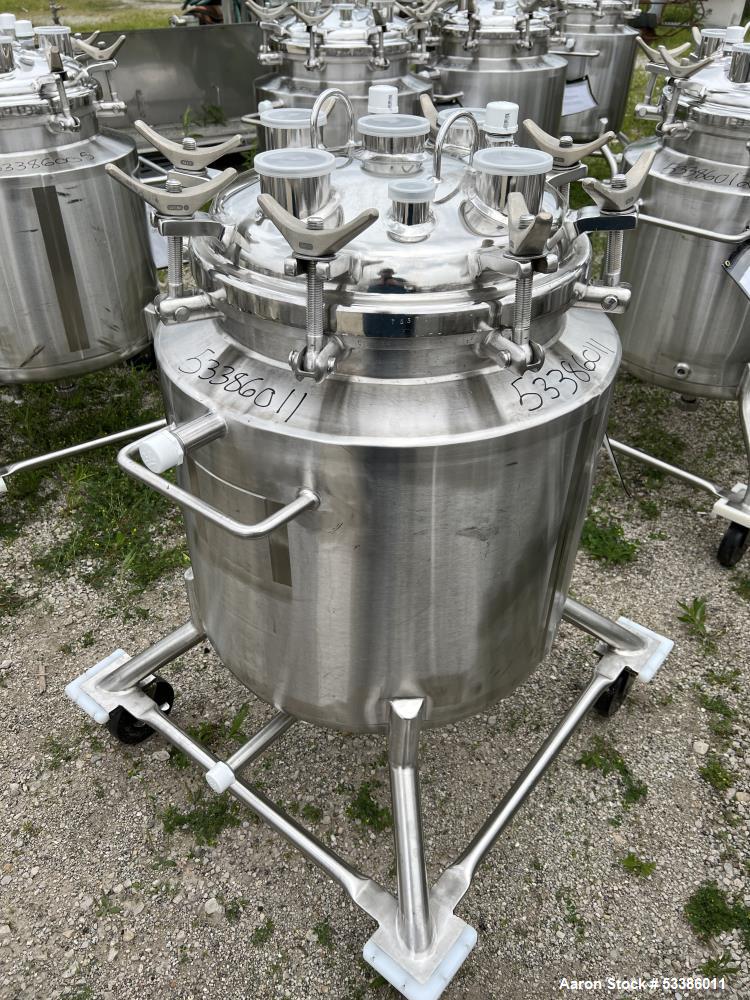 Used Precision Stainless 27.2 Gallon Tank, with 304 Stainless Steel Jacket