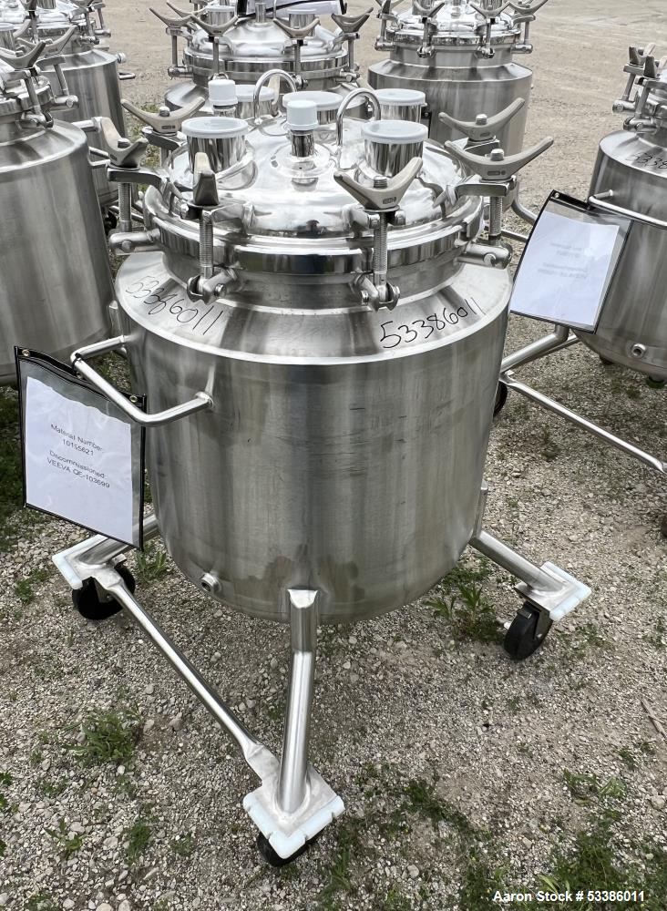 Used Precision Stainless 27.2 Gallon Tank, with 304 Stainless Steel Jacket