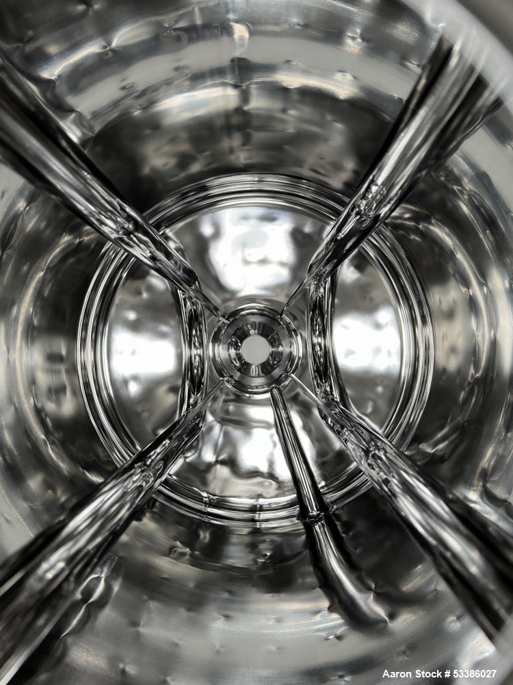 Used Dished Bottom 316L Stainless Steel Jacketed Tank, Made by Precision Stainless.