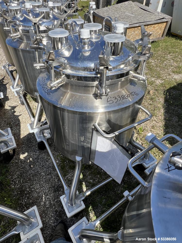 Used Vertical Stainless Steel Jacketed Tank – 103 Liter