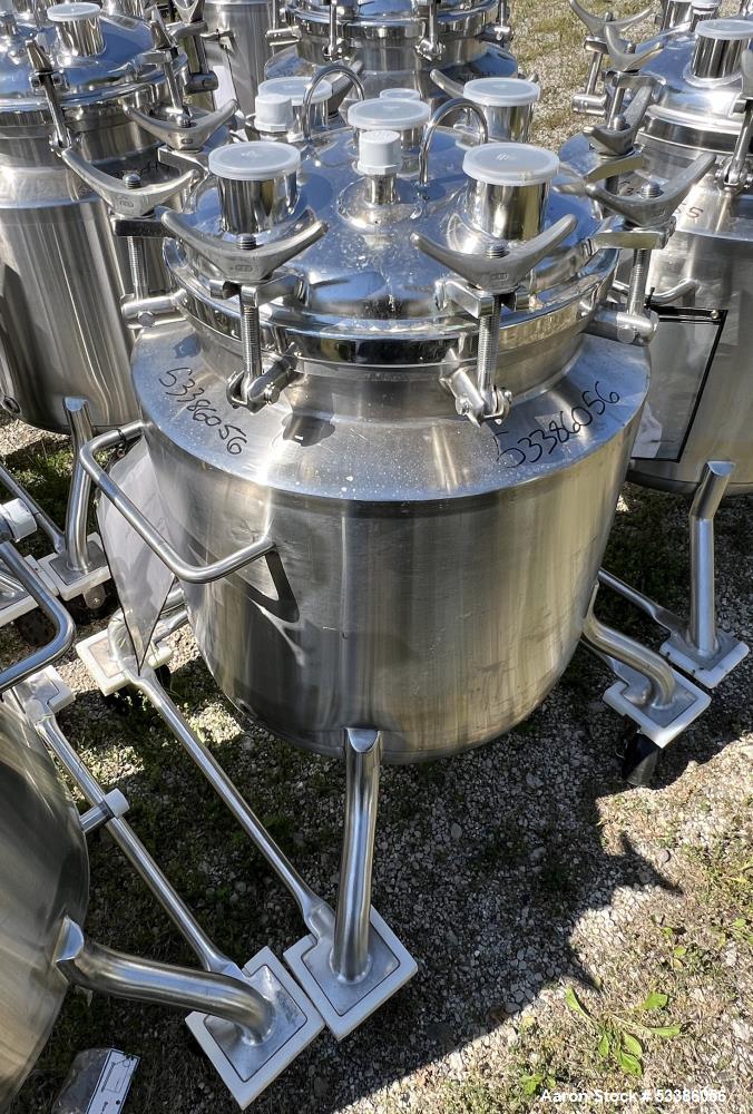 Used Vertical Stainless Steel Jacketed Tank – 103 Liter