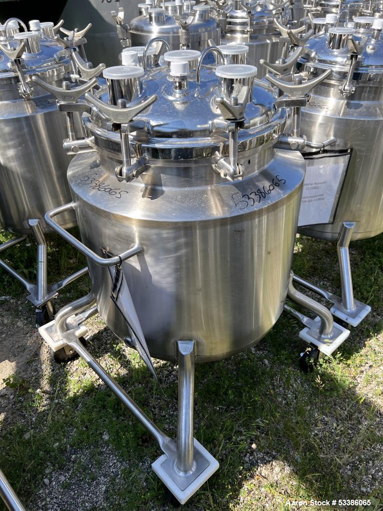Used High-Quality 27.2 Gallon Vertical Stainless Steel Tank – Jacketed