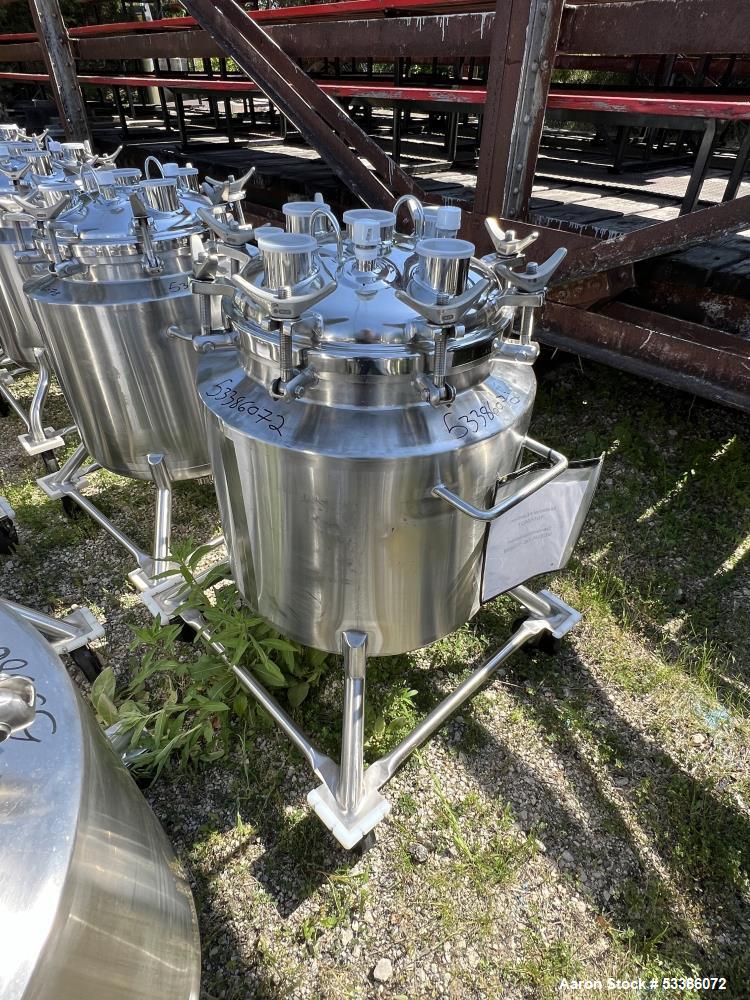 Used High-Performance Stainless Steel Jacketed Freeze/Thaw Tank