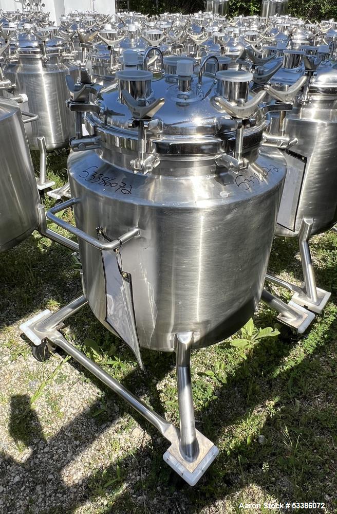 Used High-Performance Stainless Steel Jacketed Freeze/Thaw Tank