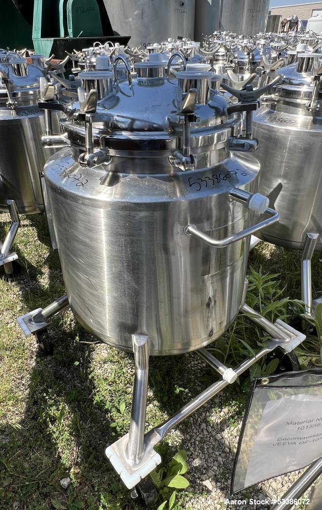 Used High-Performance Stainless Steel Jacketed Freeze/Thaw Tank