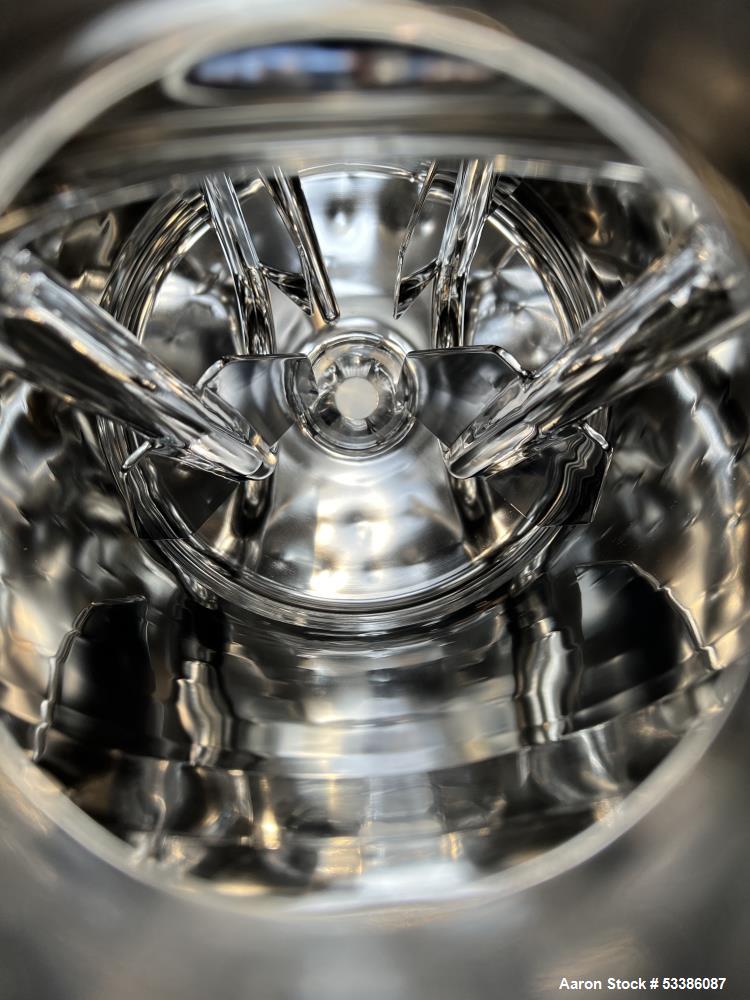 Used Precision Stainless Industrial Dished Top and Bottom Jacketed Tank.