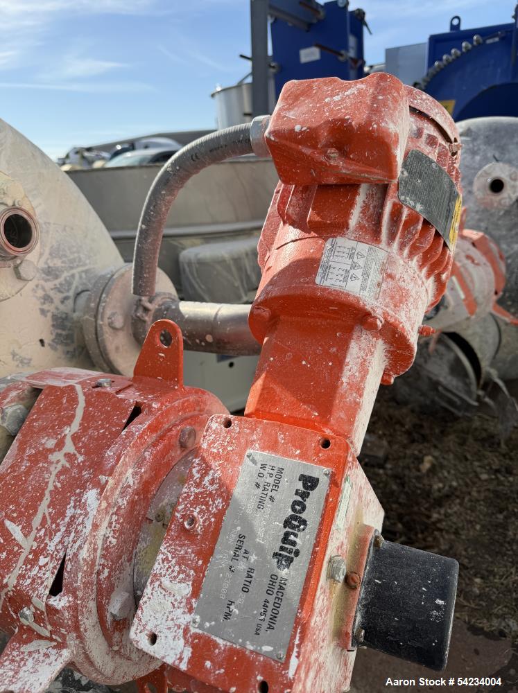 Used 250 Gallon 316 Stainless Steel Mix Tank – Proquip Dual Turbine Agitator