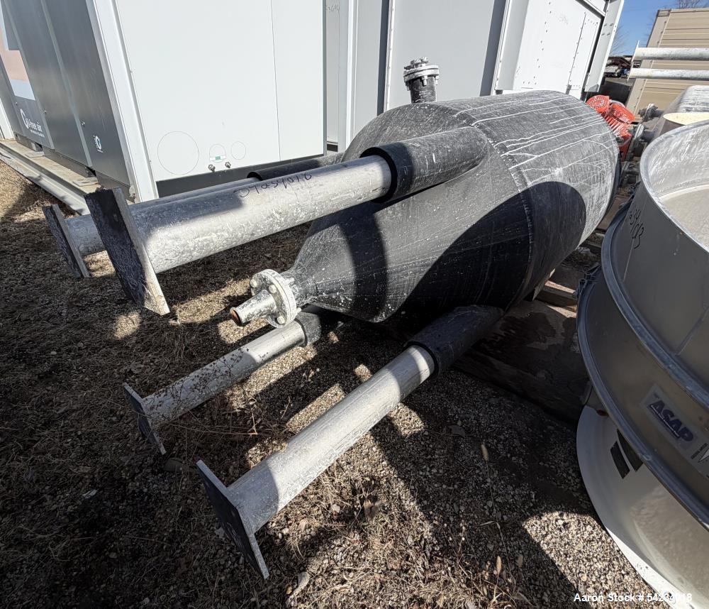 Used 250 Gallon 316 Stainless Steel Mix Tank – Proquip 100JLS10 Dual Turbine Agitator