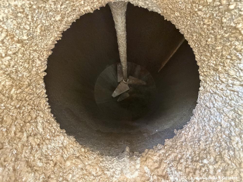 Used 250 Gallon 316 Stainless Steel Mix Tank – Proquip 100JLS10 Dual Turbine Agitator