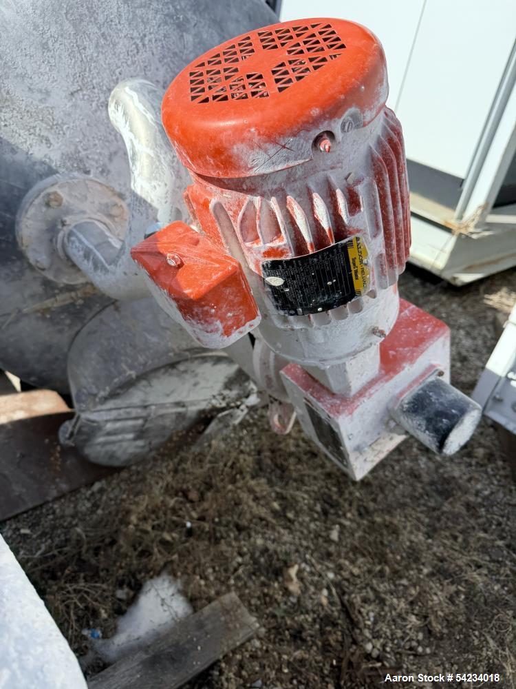 Used 250 Gallon 316 Stainless Steel Mix Tank – Proquip 100JLS10 Dual Turbine Agitator