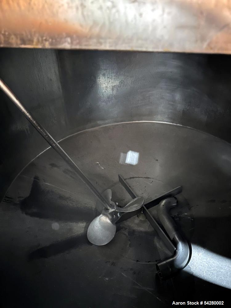 Used 200 Gallon Mix Tank. Stainless steel.