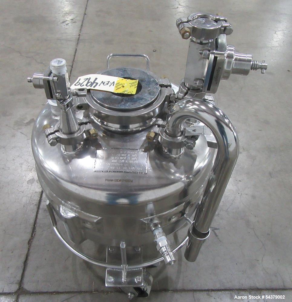 Used Alloy Products 8.4 Gallon Jacketed Tank – 316L Stainless Steel Pressure Vessel