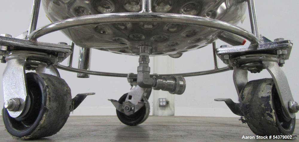 Used Alloy Products 8.4 Gallon Jacketed Tank – 316L Stainless Steel Pressure Vessel