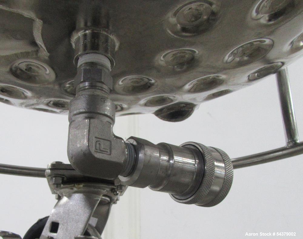 Used Alloy Products 8.4 Gallon Jacketed Tank – 316L Stainless Steel Pressure Vessel