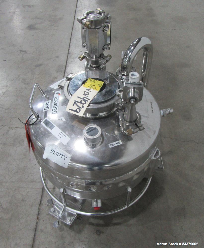 Used Alloy Products 8.4 Gallon Jacketed Tank – 316L Stainless Steel Pressure Vessel