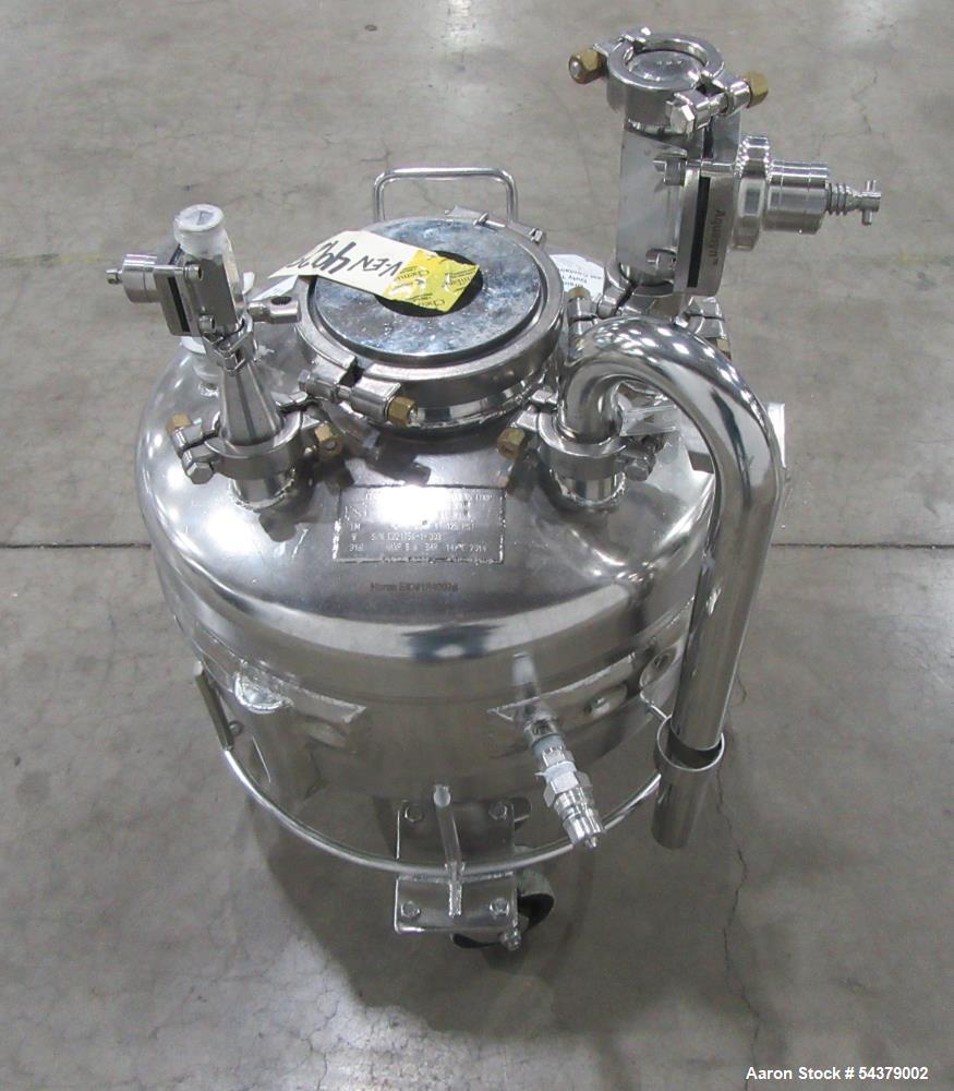 Used Alloy Products 8.4 Gallon Jacketed Tank – 316L Stainless Steel Pressure Vessel
