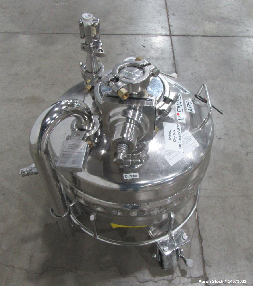 Used Alloy Products 8.4 Gallon Jacketed Tank – 316L Stainless Steel Pressure Vessel