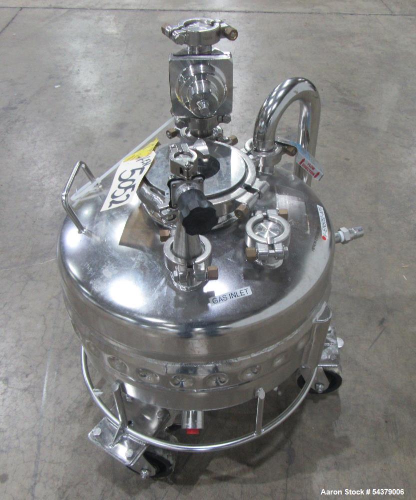 316L Stainless Steel Jacketed Tank – 8.4 Gallon Pressure Vessel