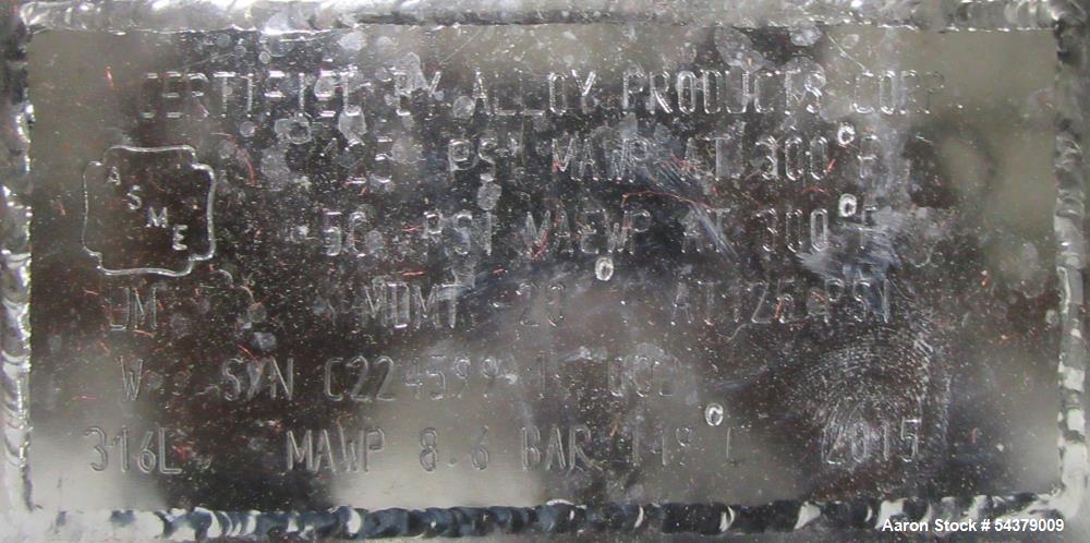 Compact Jacketed Tank – Alloy Products 31.8 Liter Vessel