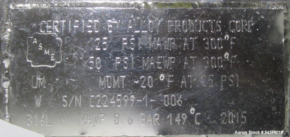 Used Pressure Vessel for Lab & Pilot Use – Stainless Steel Tank