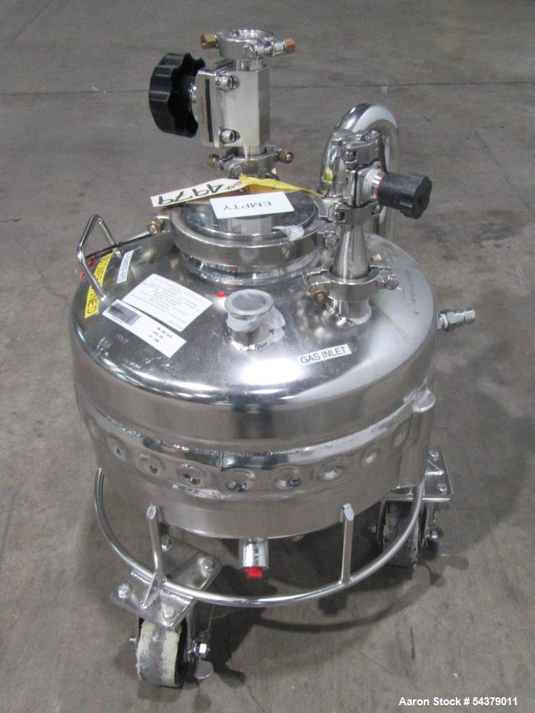 Alloy Products 8.4 Gallon Jacketed Vessel – 316L Stainless Steel Tank with Casters