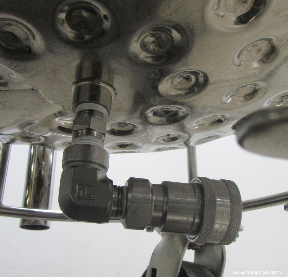 Alloy Products 8.4 Gallon Jacketed Vessel – 316L Stainless Steel Tank with Casters