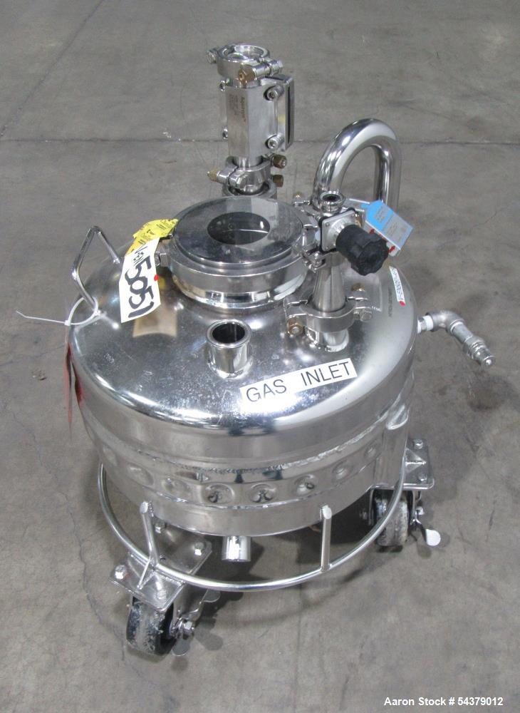 Used 31.8 Liter Stainless Steel Process Tank – Dual Jacket Pressure Vessel