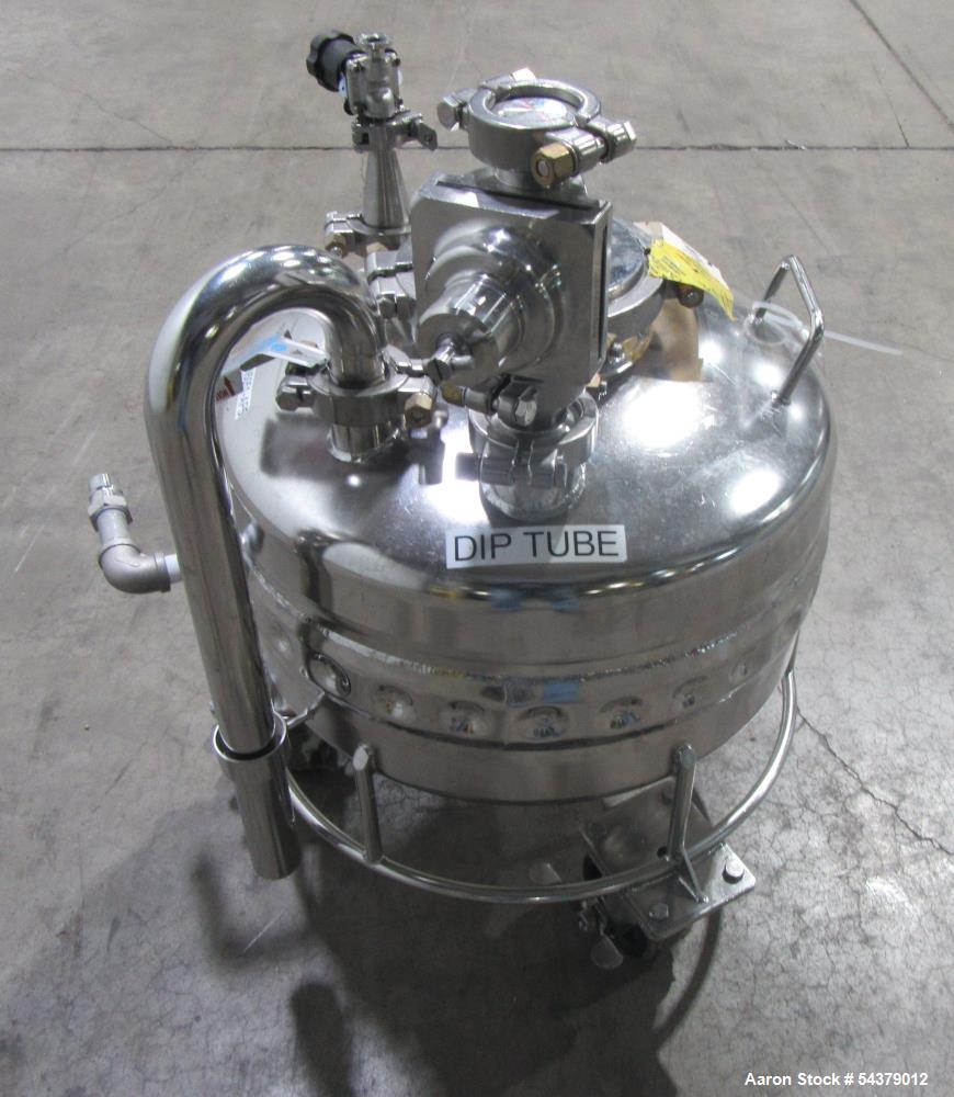 Used 31.8 Liter Stainless Steel Process Tank – Dual Jacket Pressure Vessel