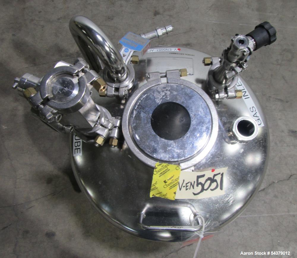 Used 31.8 Liter Stainless Steel Process Tank – Dual Jacket Pressure Vessel