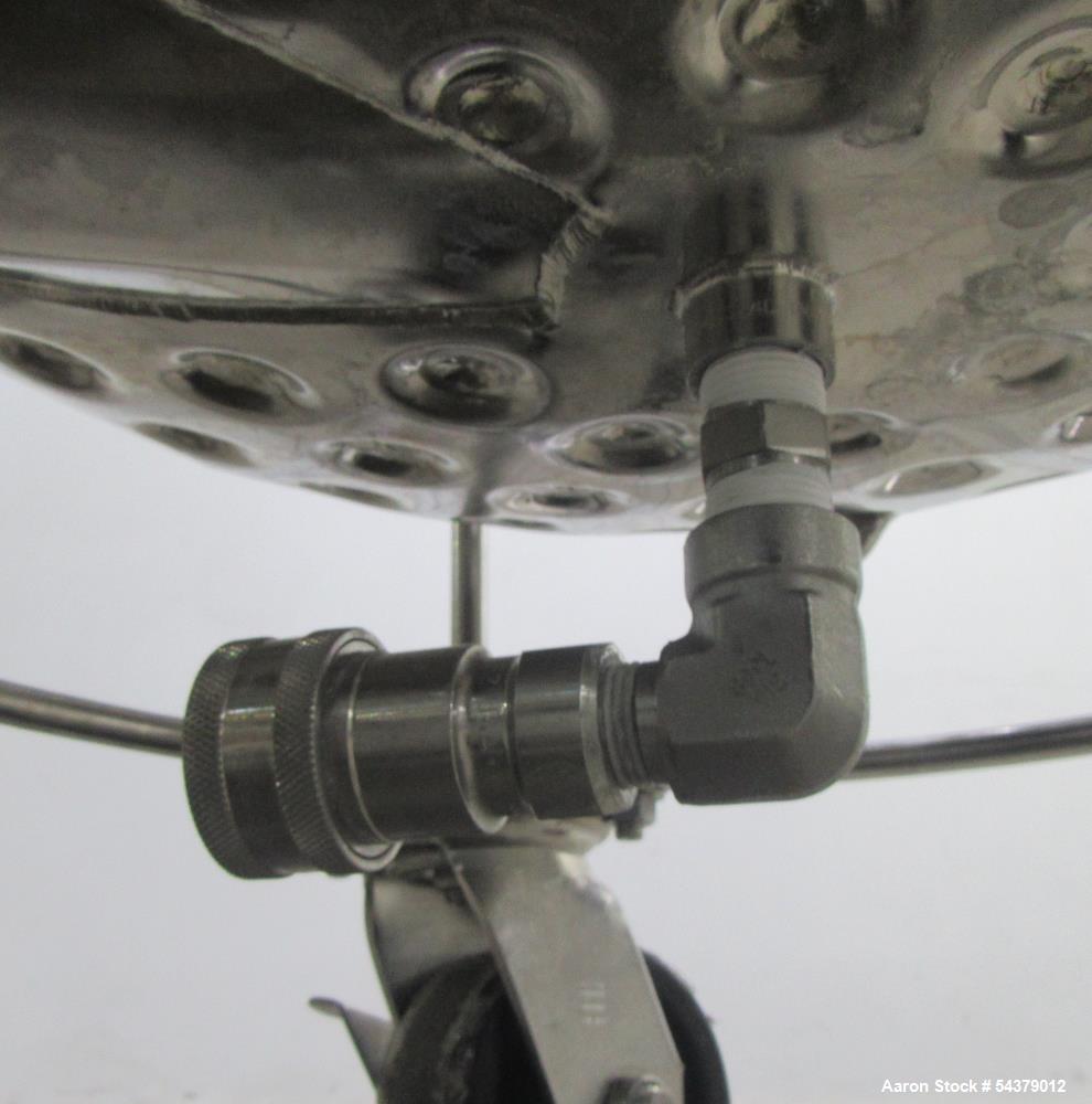 Used 31.8 Liter Stainless Steel Process Tank – Dual Jacket Pressure Vessel