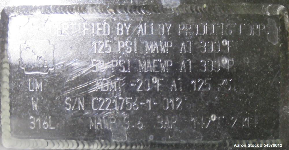 Used 31.8 Liter Stainless Steel Process Tank – Dual Jacket Pressure Vessel