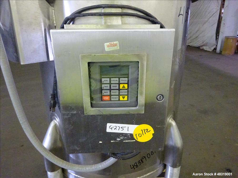 Used Perma-San Mix Tank, Model 60 Gallon OVS, 60 Gallon, 316 Stainless Steel, V
