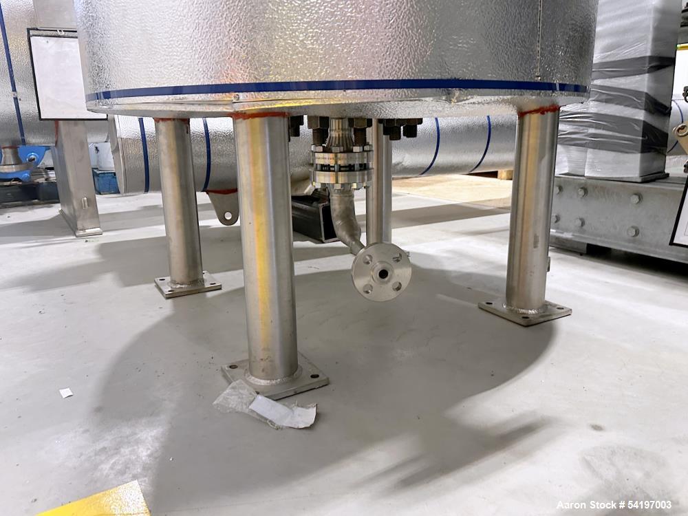 Unused ADM Stainless, Type 36" OD Steam Blowdown Drum, Model C.V.  235 gallon, approximately 36" diameter x 48" straight side.  Vertical, 304 stainless steel.  600/FV PSIG at -20 to  800 degreesF. Se...