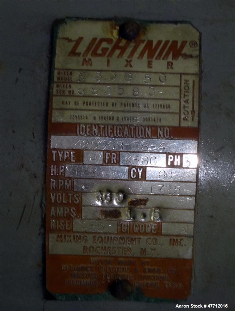 Used A.G. Miller Pressure Tank, Approximate 80 Gallon