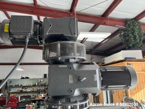 Used 300 Gallon APV 316 Stainless Steel Double Motion Scrape Surface Mixing Tank | Cone Bottom | Food Grade | Heavy-Duty Mixer