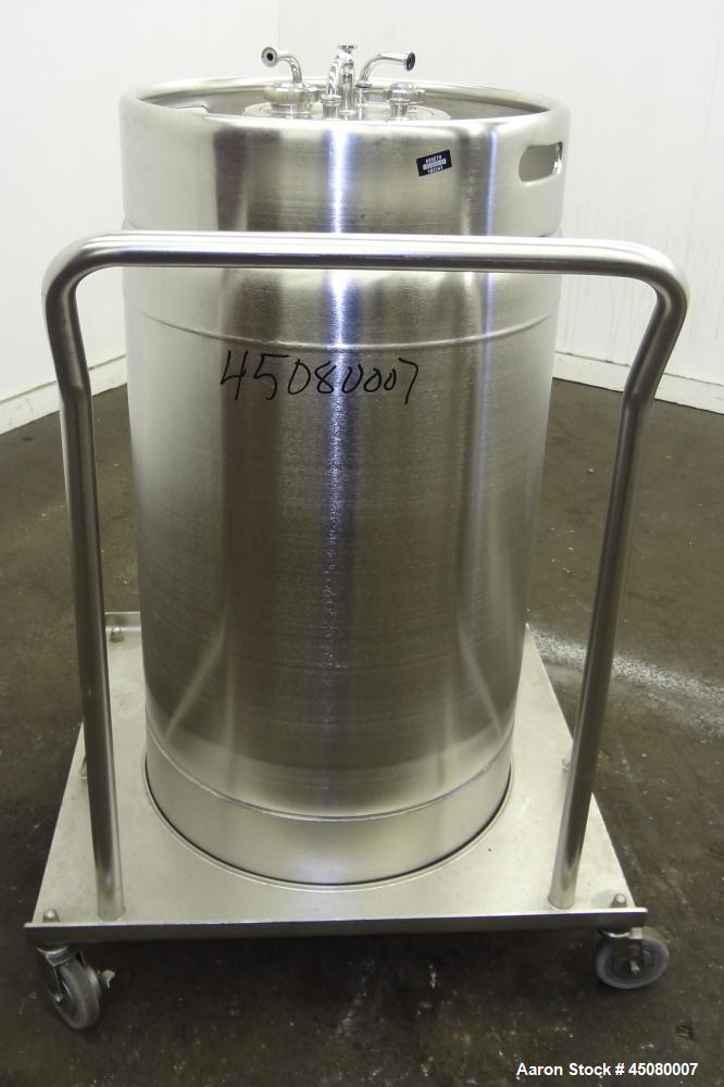 Used- 200 Liter Stainless Steel Alfred Bolz Pressure Tank