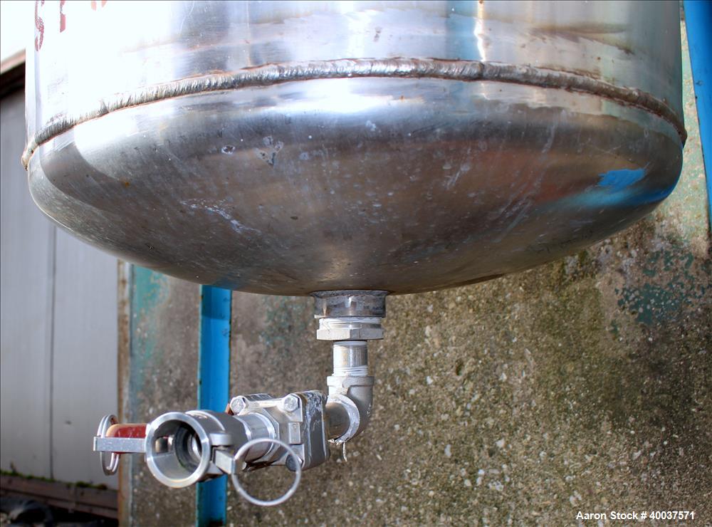 Used 50 Gallon Stainless Steel Allcraft Pressure Tank