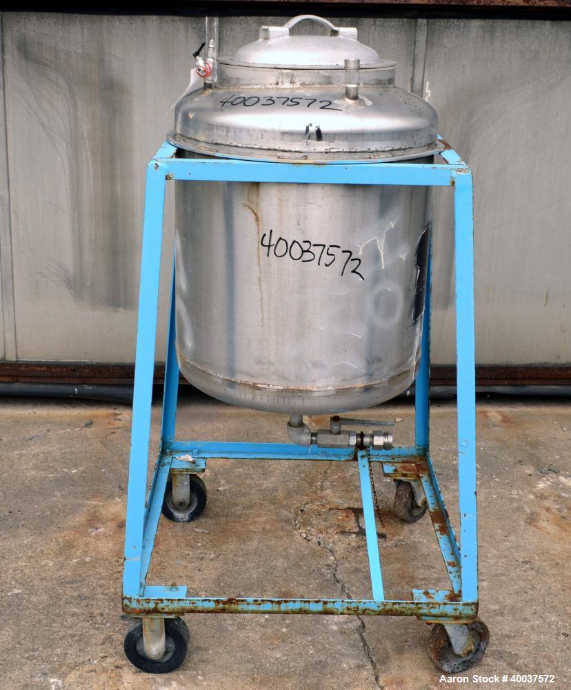 Used 50 Gallon Stainless Steel Allcraft Pressure Tank