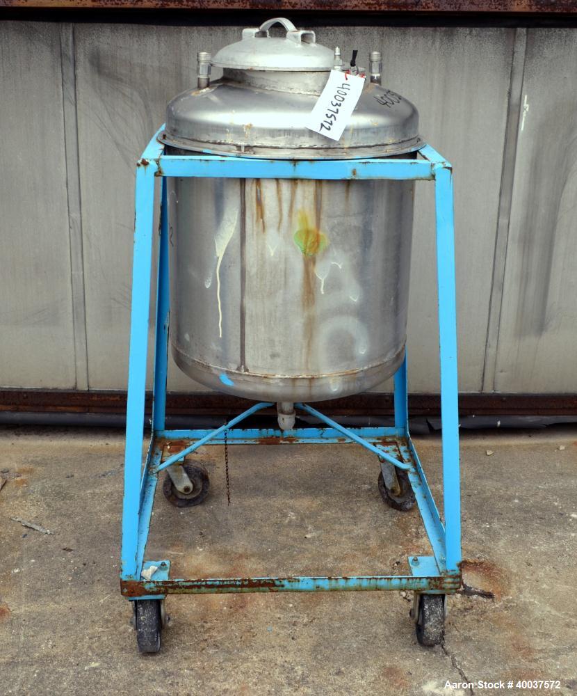 Used- 50 Gallon Stainless Steel Allcraft Pressure Tank