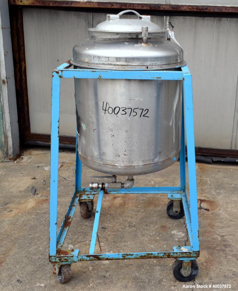 Used 50 Gallon Stainless Steel Allcraft Pressure Tank