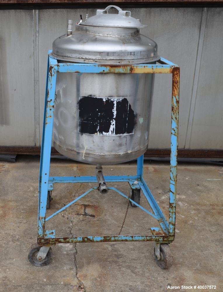 Used 50 Gallon Stainless Steel Allcraft Pressure Tank