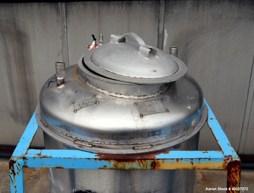 Used 50 Gallon Stainless Steel Allcraft Pressure Tank