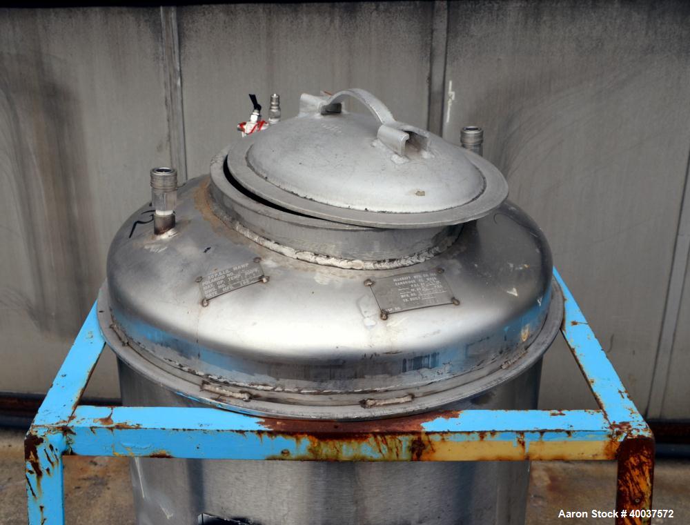 Used- 50 Gallon Stainless Steel Allcraft Pressure Tank