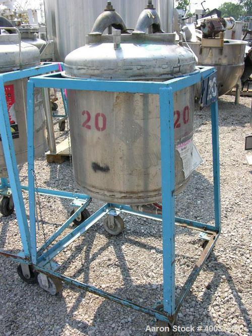 Used 50 Gallon Stainless Steel Allcraft Pressure Tank