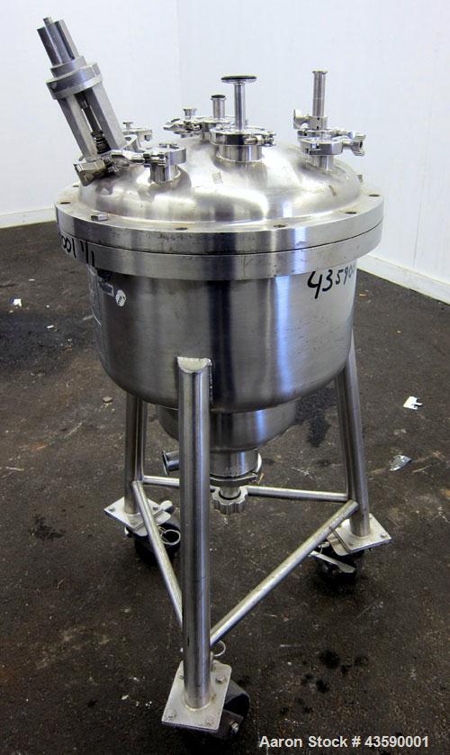 Used 50 Liter Stainless Steel Allegheny Bradford Pressure Tank