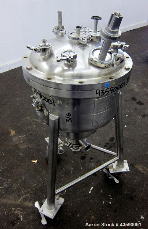 Used 50 Liter Stainless Steel Allegheny Bradford Pressure Tank